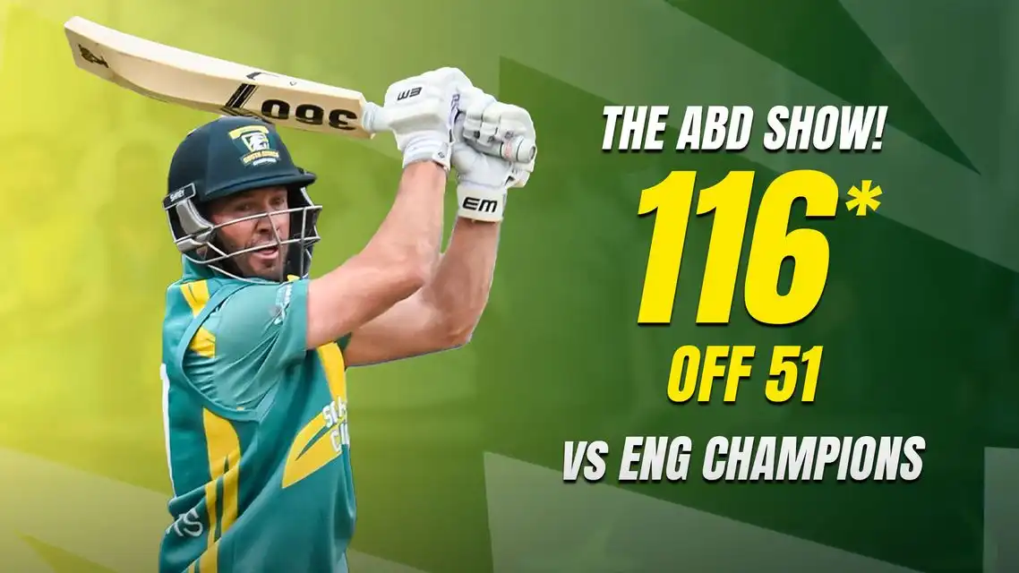 Vintage AB de Villiers! Lights up WCL 2025 with pure genius 💯 | Highlights