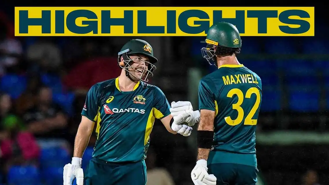 Australia beat West Indies by 3 wickets | 4th T20I, Full Highlights