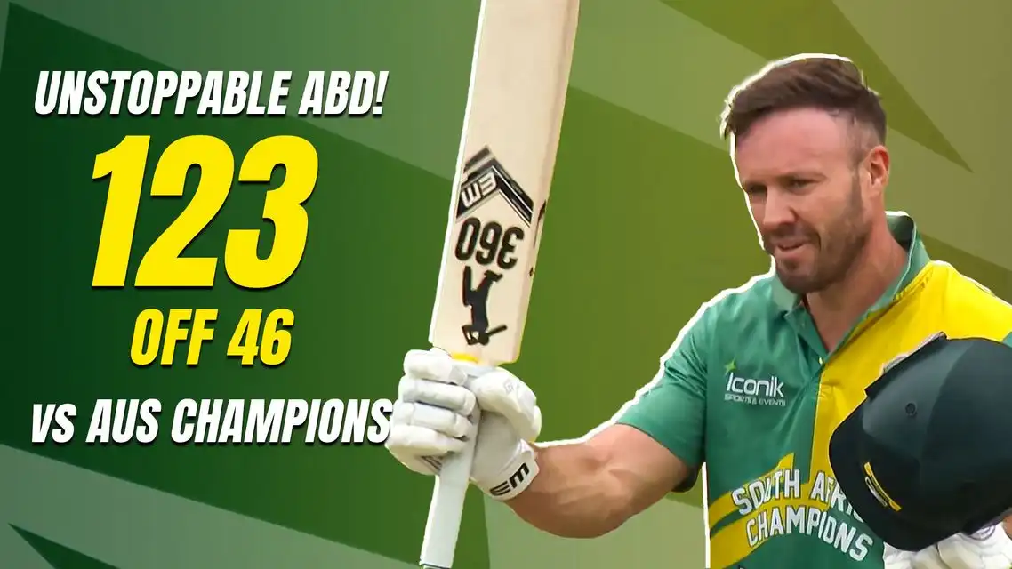 Back-to-Back Centuries! ABD Is in Red-Hot Form | AB de Villiers's 123 off 46 | Match 12