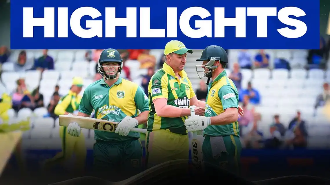 South Africa Champions beat Australia Champions by 95 runs | Match Highlights 12