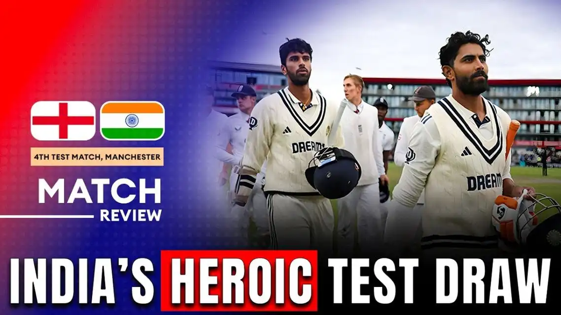 Old Trafford Test Ends in a Draw: But India Walk Away with a Moral Victory!