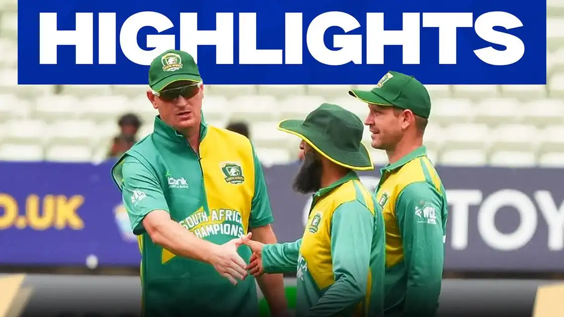 Last-Over Drama: South Africa Champions beat Australia Champions in Semis | Match Highlights