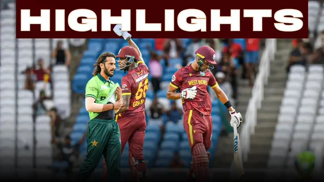 West Indies won by 5 wickets against Pakistan on DLS method | 2nd ODI Highlights