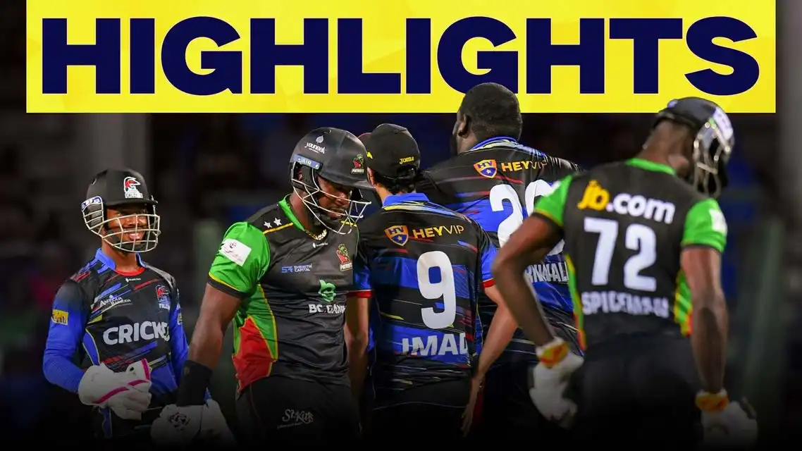 St Kitts and Nevis Patriots beat Antigua and Barbuda Falcons by 6 wickets | Match 1 Highlights