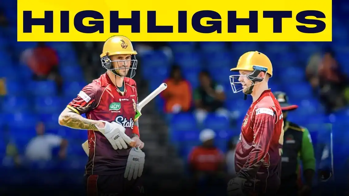 Trinbago Knight Riders beat St Kitts and Nevis Patriots by 12 runs | Match  4 Highlights