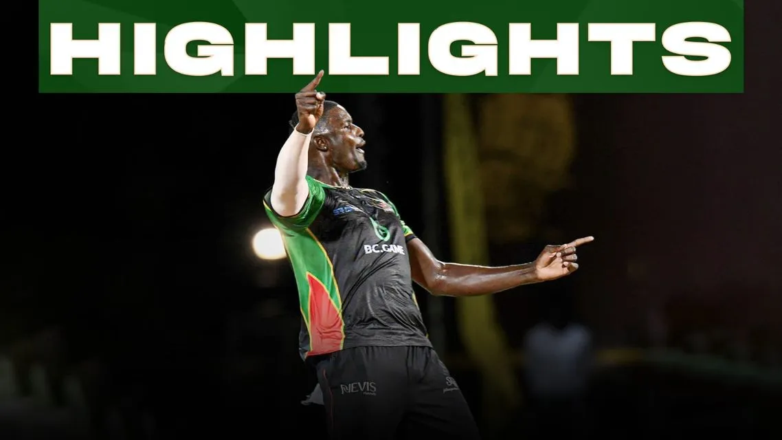 St Kitts and Nevis Patriots beat Barbados Royals by 12 runs | Match 8