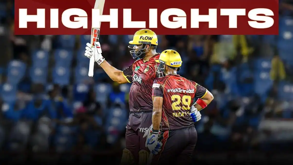 Trinbago Knight Riders beat Saint Lucia Kings by 18 runs | Match 10