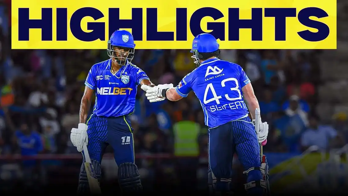 Saint Lucia Kings beat Guyana Amazon Warriors by 4 wickets | Match 13 Highlights