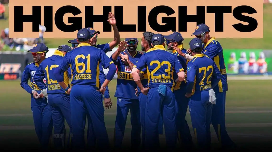 Sri Lanka beat Zimbabwe by 7 runs | 1st ODI Highlights
