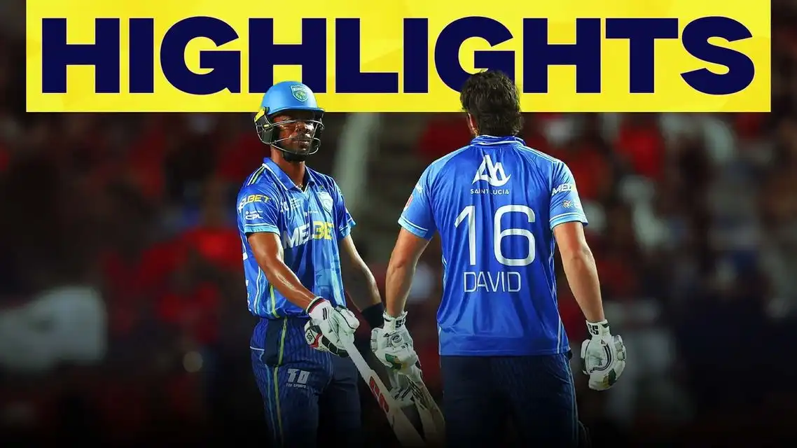 Saint Lucia Kings beat Trinbago Knight Riders by 7 wickets | Match 20 Highlights