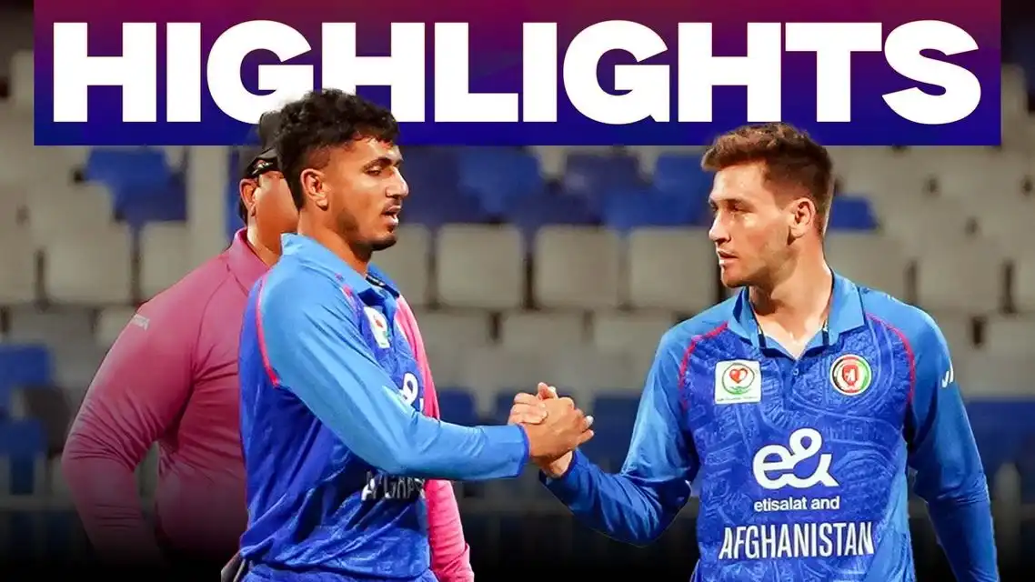 Afghanistan beat UAE by 4 runs in a Thriller | Match 6 Highlights