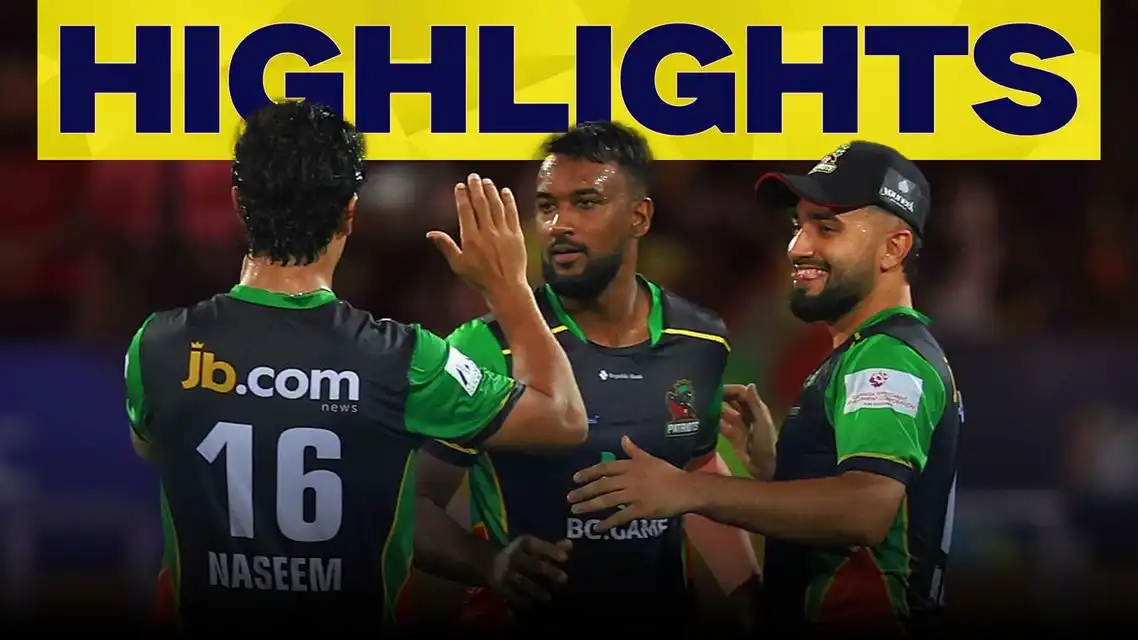 St Kitts and Nevis Patriots beat Guyana Amazon Warriors by 5 runs | Match 25 Highlights