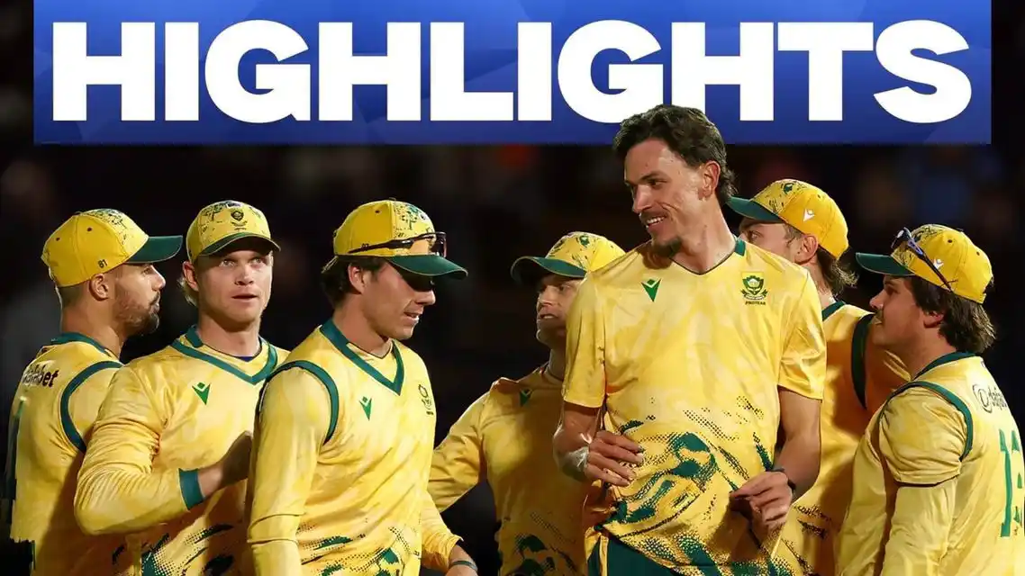 South Africa beat England by 14 runs on DLS | 1st T20I Highlights