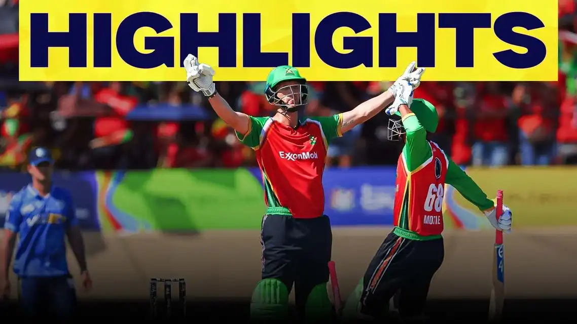 A True Nail-Biter! Guyana Amazon Warriors vs Saint Lucia | Match 29 Highlights