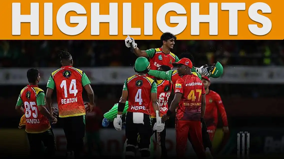 Guyana Amazon Warriors beat Barbados Royals by 64 runs | Match 30 Highlights