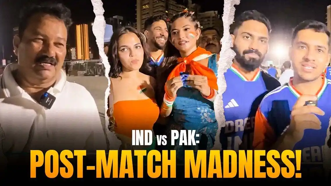 Unstoppable crowd energy after India vs Pakistan showdown!
