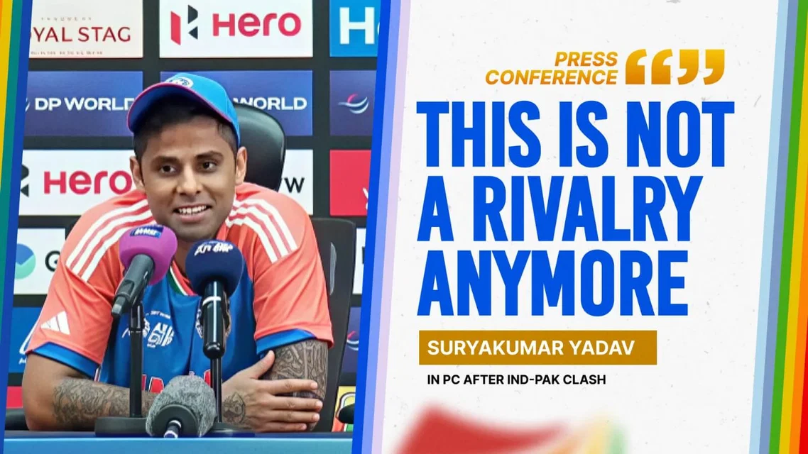 'Not a rivalry anymore' - Suryakumar Yadav's reaction after win against PAK