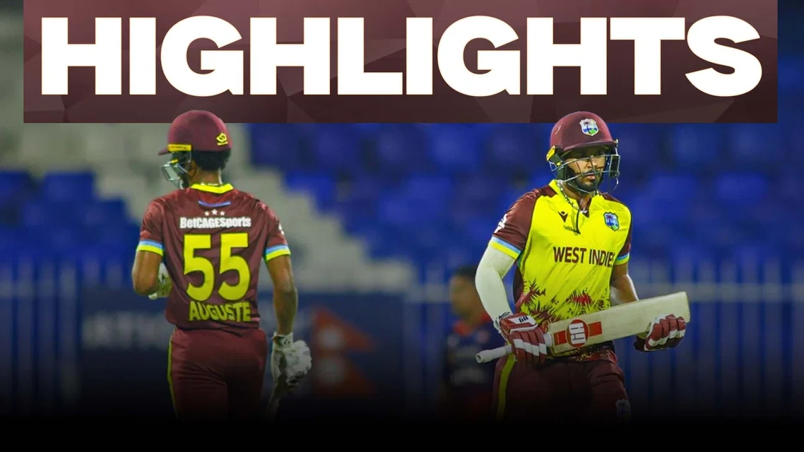 West Indies beat Nepal by 10 wickets | 3rd T20I Highlights