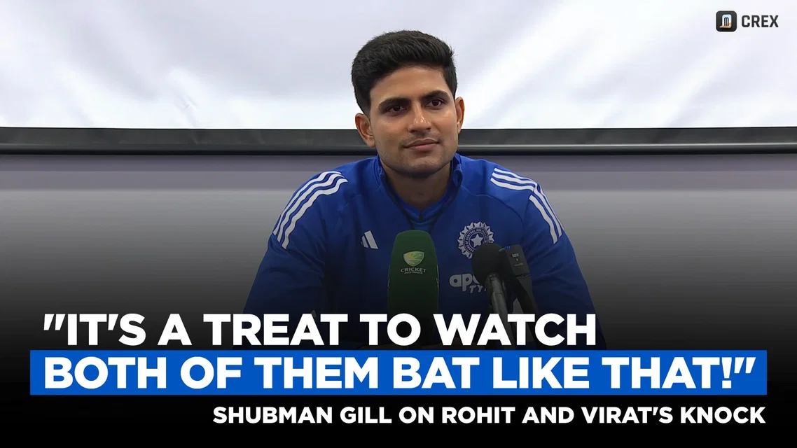Shubman Gill praises Rohit & Virat after 3rd ODI win | Press Conference