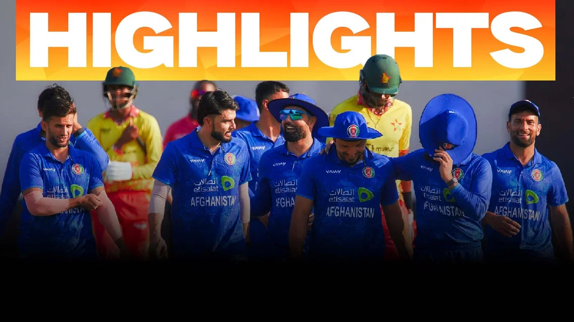 Afghanistan beat Zimbabwe by 53 runs | 1st T20I Highlights