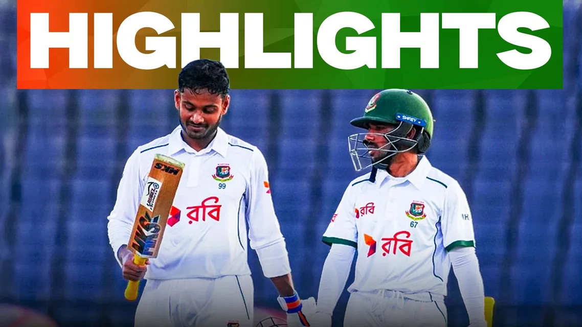 Bangladesh lead Ireland by 52 runs | 1st Test, Day 2 | Highlights