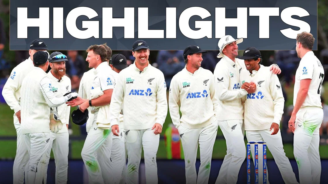 New Zealand lead by 96 runs | 1st Test, Day 2 Highlights