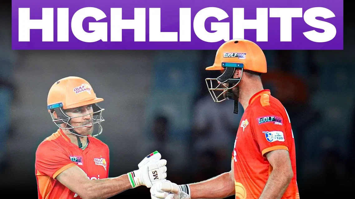 Gulf Giants beat Sharjah Warriorz by 6 wickets | Match 10 Highlights