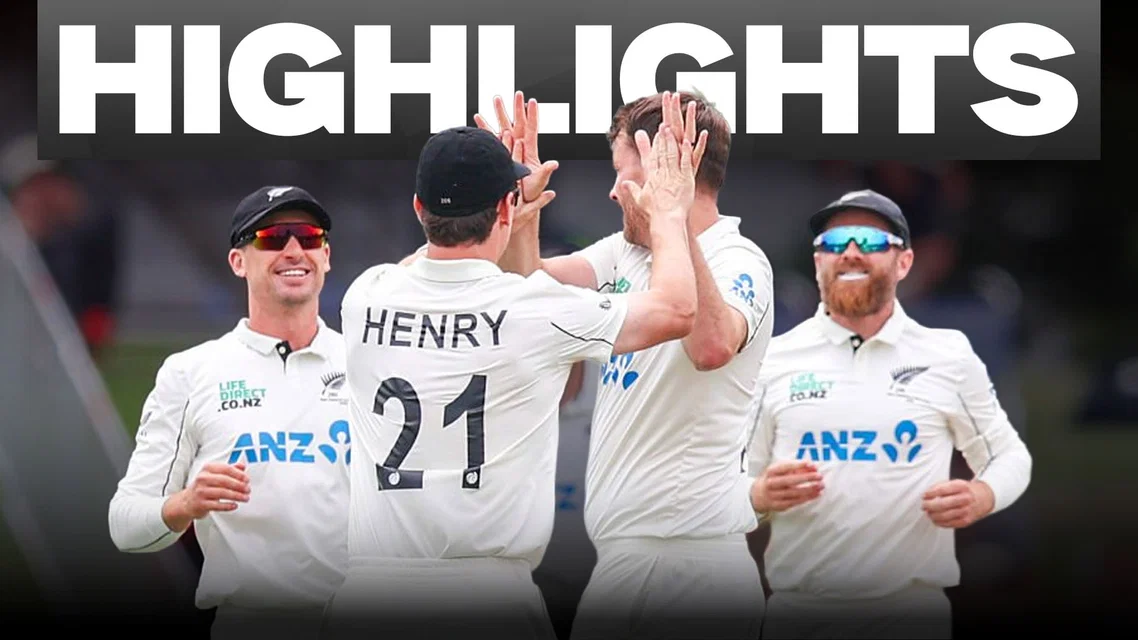 West Indies trail New Zealand by 41 runs | 2nd Test, Day 2 Full Highlights