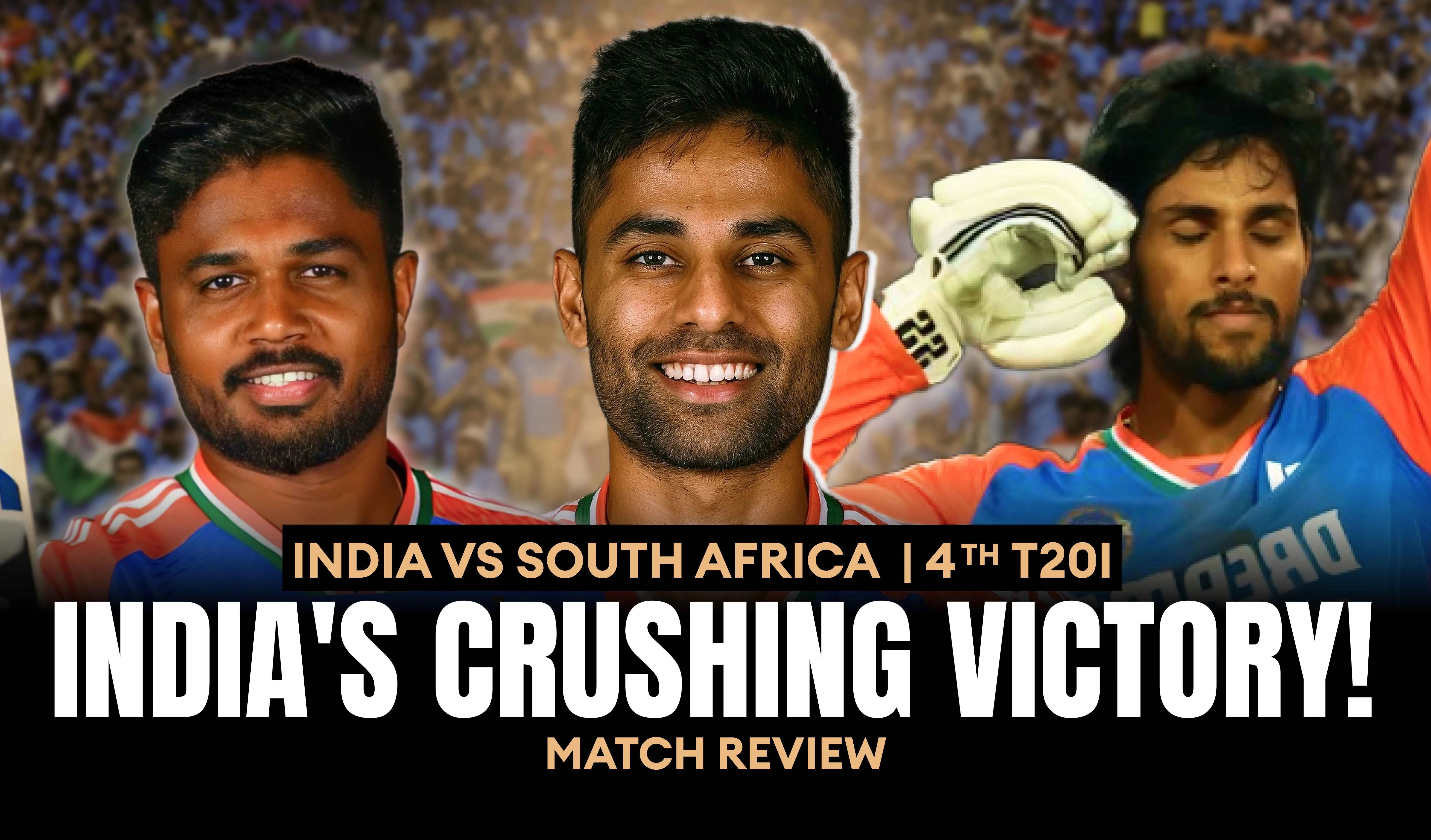 Samson-Tilak duo powers IND to 3-1 series win over SA | Match Review 4th T20I