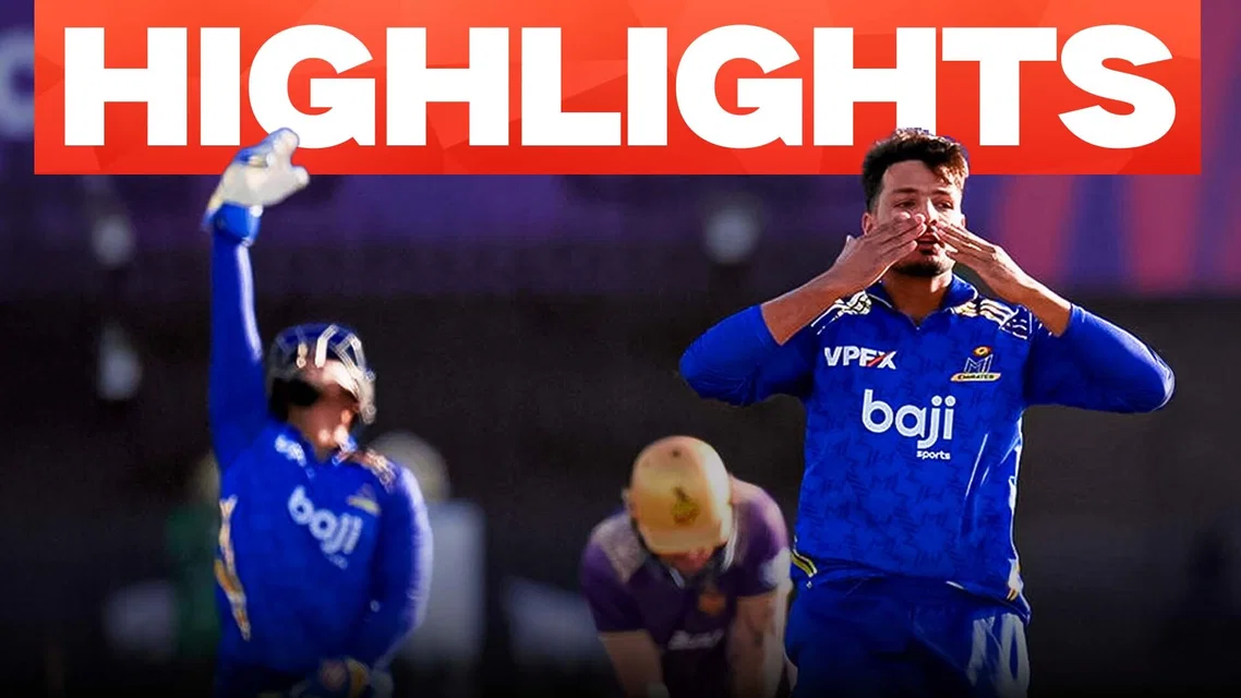 MI Emirates beat Abu Dhabi Knight Riders by 35 runs | Match 21 Highlights
