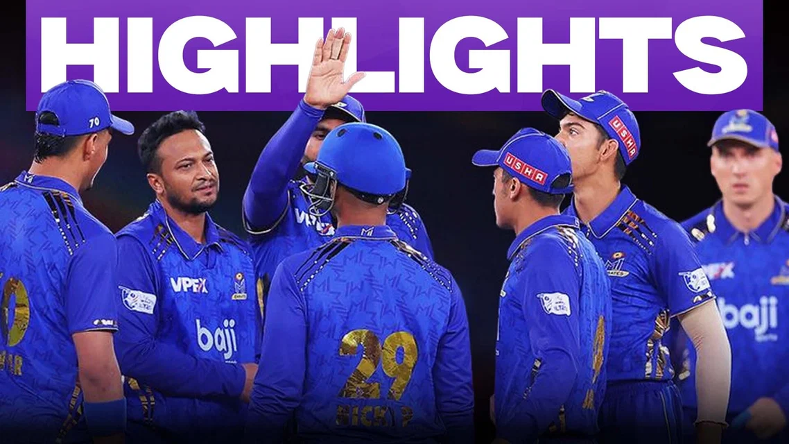 MI Emirates beat Desert Vipers by 4 wickets | Match 24 Highlights
