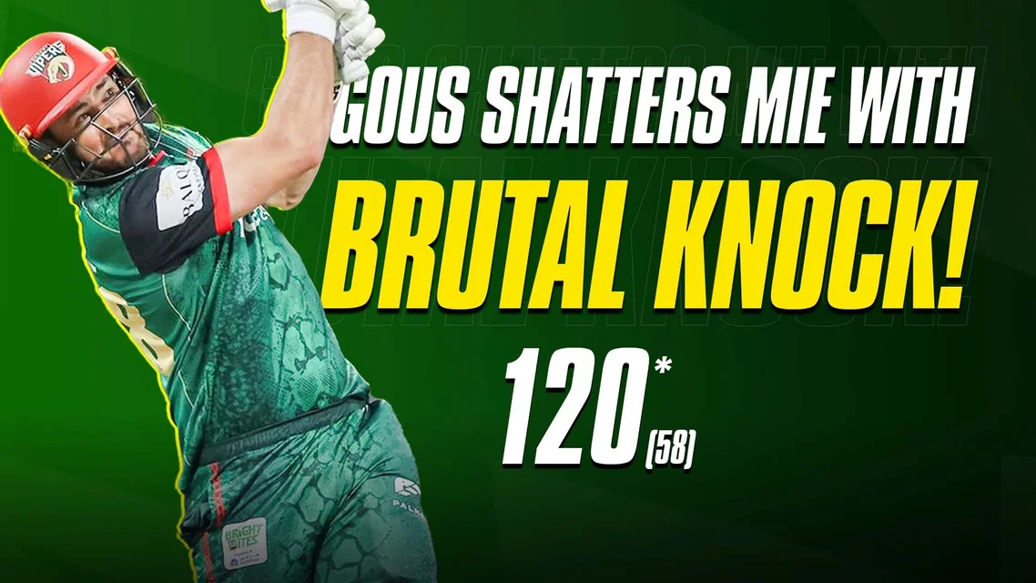 Andries Gous Delivers a Century on the Big Stage| Highlights