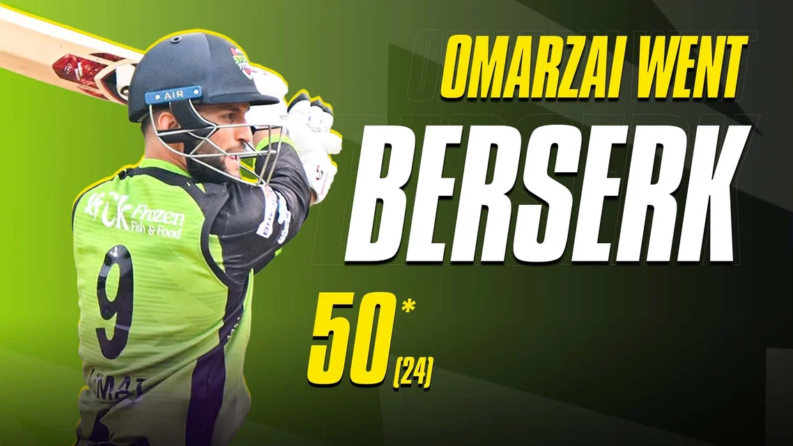 Omarzai Hits Lightning-Fast Fifty off just 24 balls | Highlights