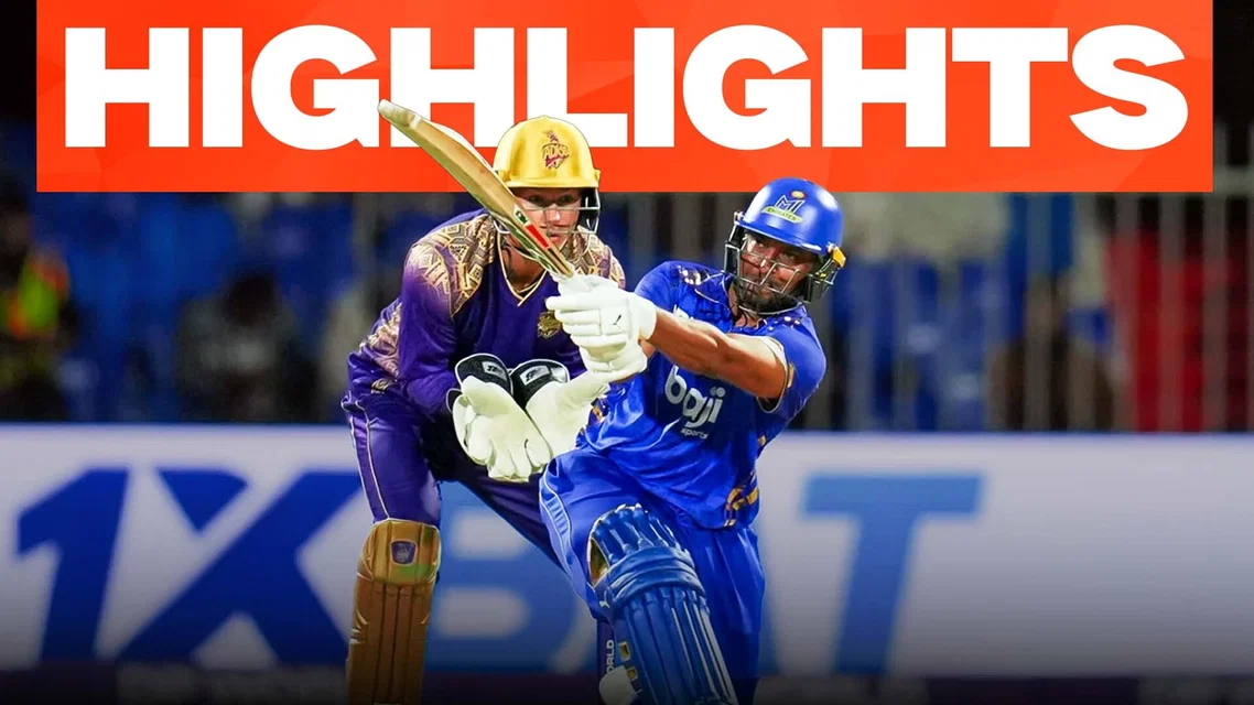 MI Emirates beat Abu Dhabi Knight Riders by 7 wickets  | Qualifier 2 Highlights
