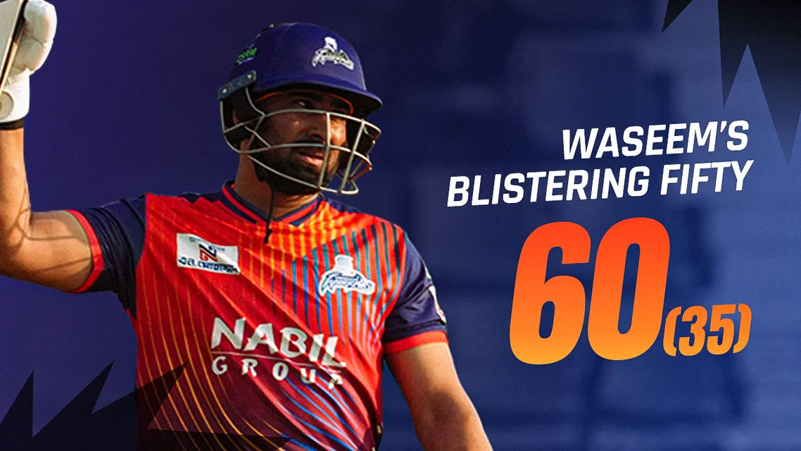 UAE Star Waseem Destroys the Opposition: Quick-Fifty Highlight