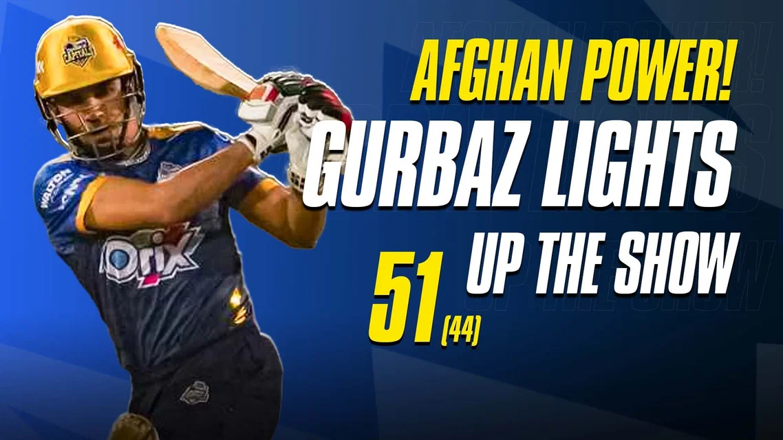 Rahmanullah Gurbaz shines for Dhaka with a classy half-century | Highlights
