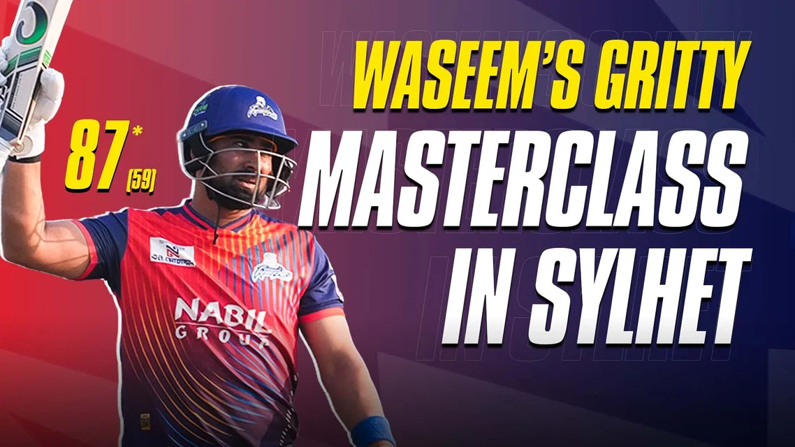 Muhammad Waseem Destroys Rangpur Riders with a Brisk Knock | Highlights