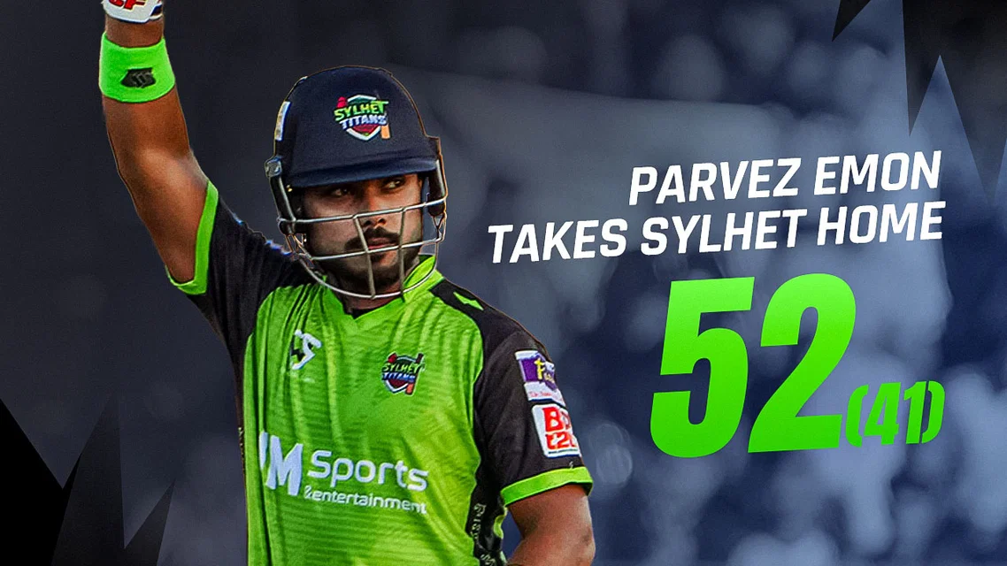 Parvez Hossain Emon’s Classy Fifty Under Pressure | Highlights