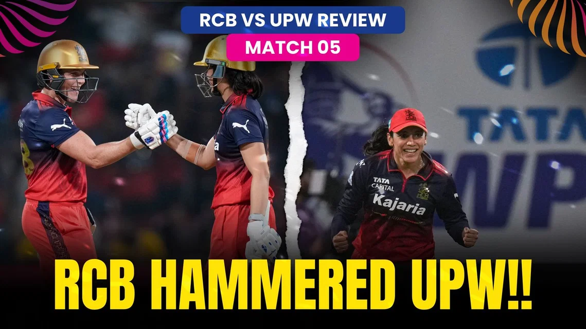 RCB’s statement win led by Harris and Mandhana brilliance | Match Review