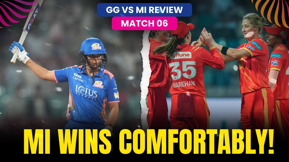 Batting Masterclass! Amanjot & Harmanpreet Seal MI’s 2nd Victory | MI v GG Match Review