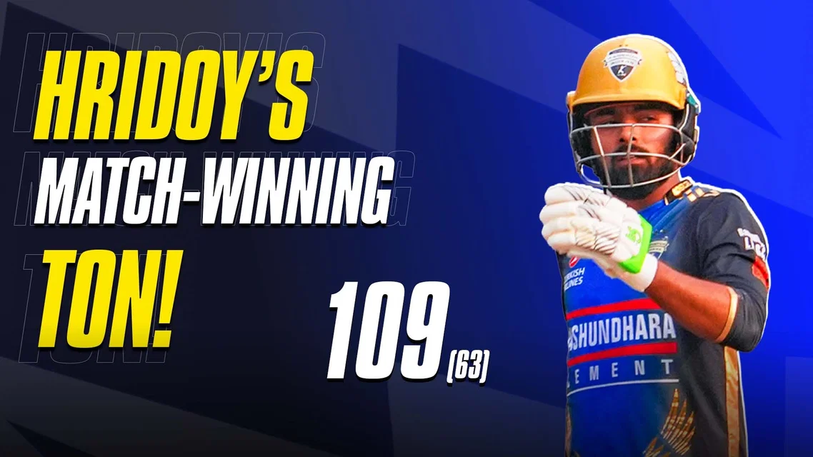 Towhid Hridoy’s Century Powers Rangpur to Emphatic 8-Wicket Win | Highlights