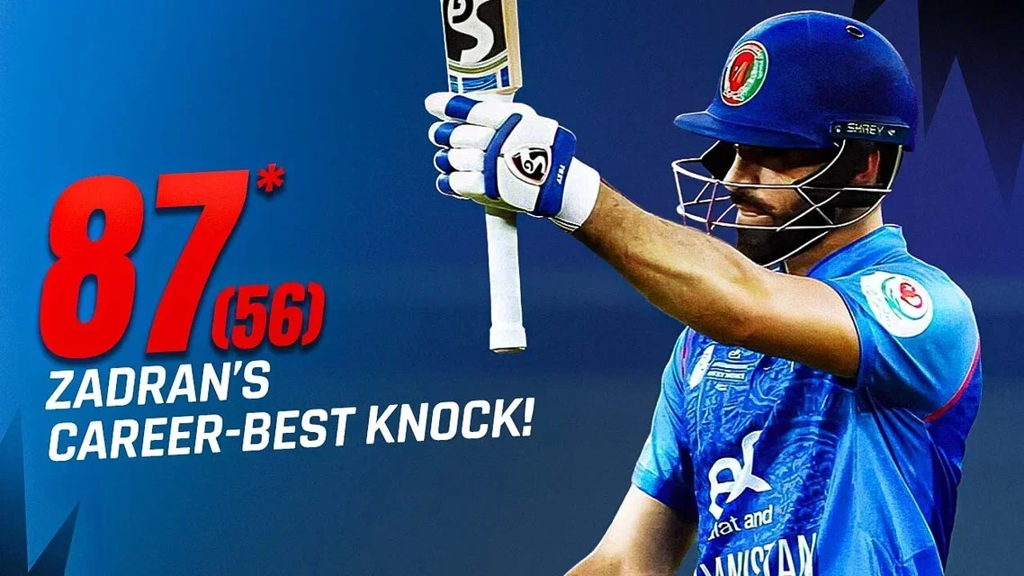 Ibrahim Zadran Shines With an Explosive 87 in First T20I vs WI | Highlights