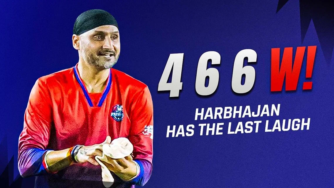 Harbhajan strikes back after boundary blitz vs Dubai Royals | Highlights