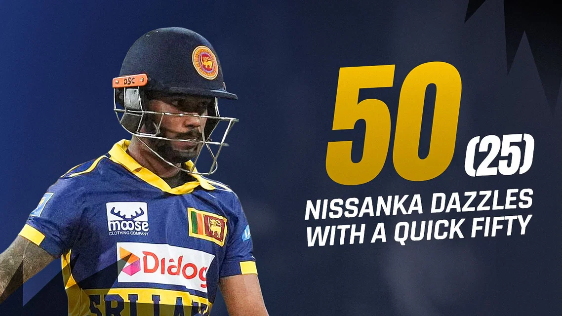 Nissanka shines with a rapid half-century in the 3rd ODI vs ENG | Highlights
