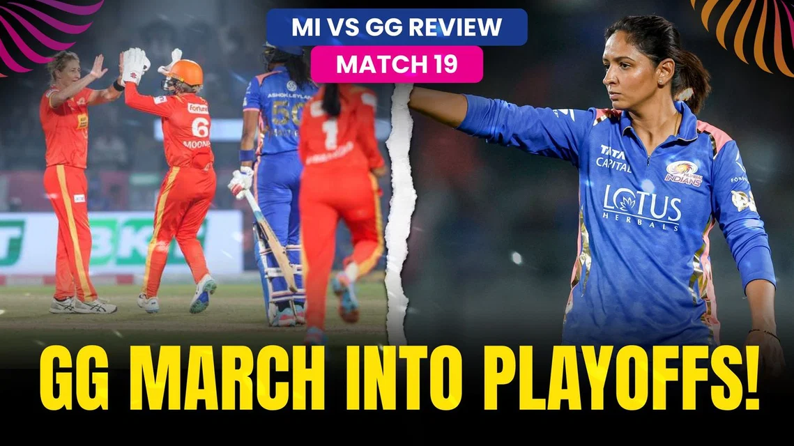 Gujarat Giants qualify for eliminator with maiden win over MI | Match Review