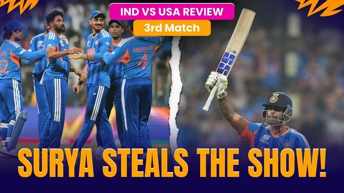 Suryakumar’s 84* rescues India after early wobble against USA | Match Review