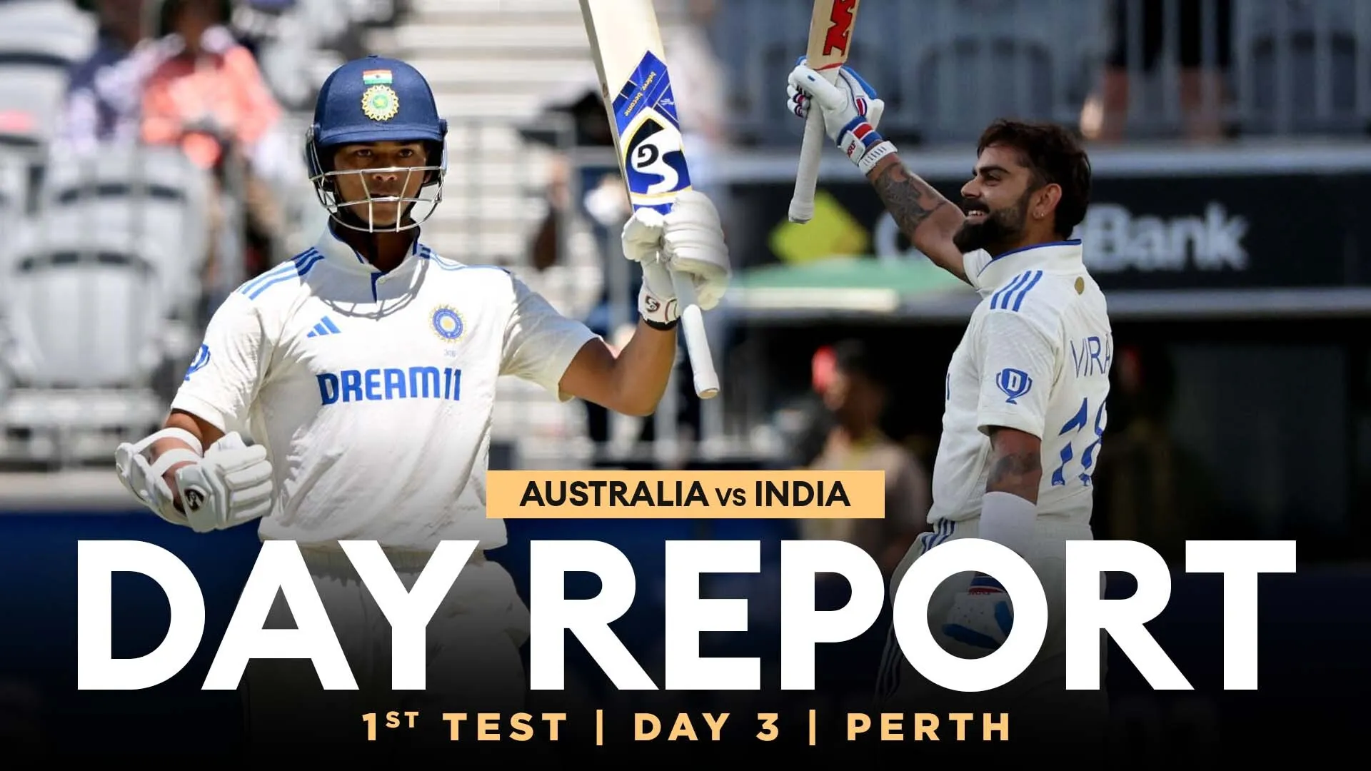 AUS v IND, 1st Test: Day 3 ends with India in command! Australia crumbles to 12/3 at stumps