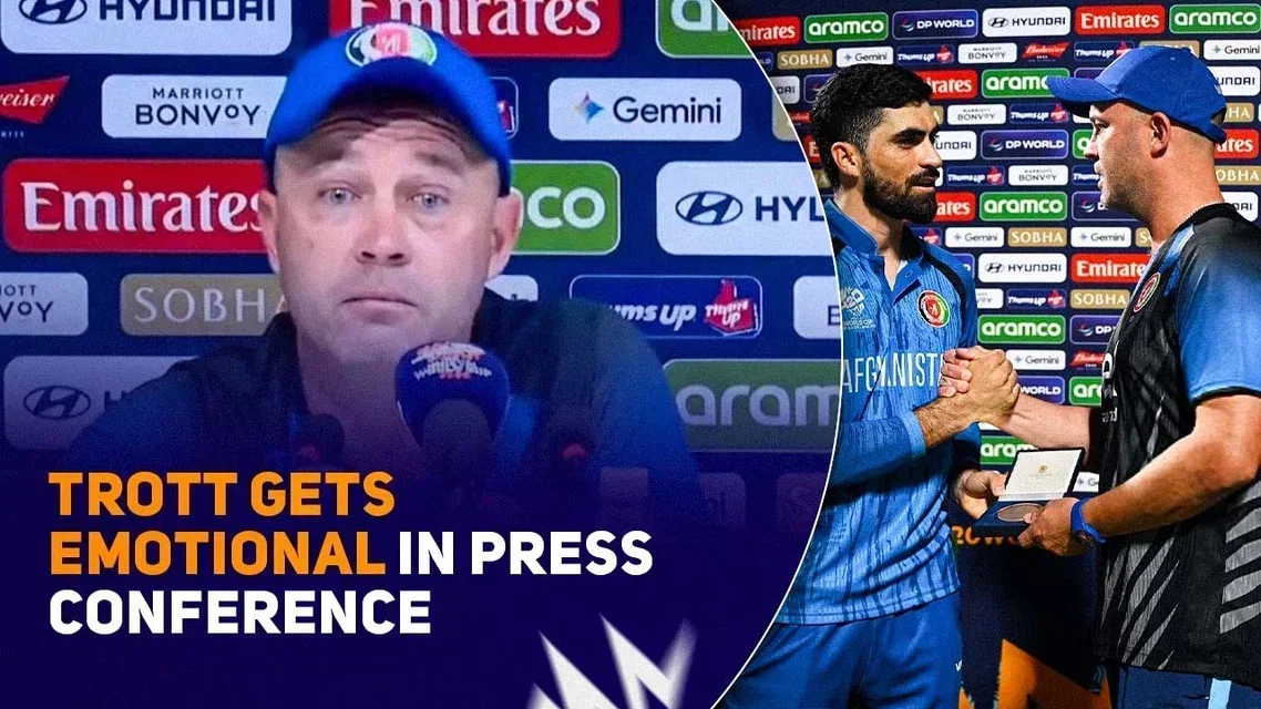 Jonathan Trott bids goodbye to Afghanistan in an emotional final Press Conference