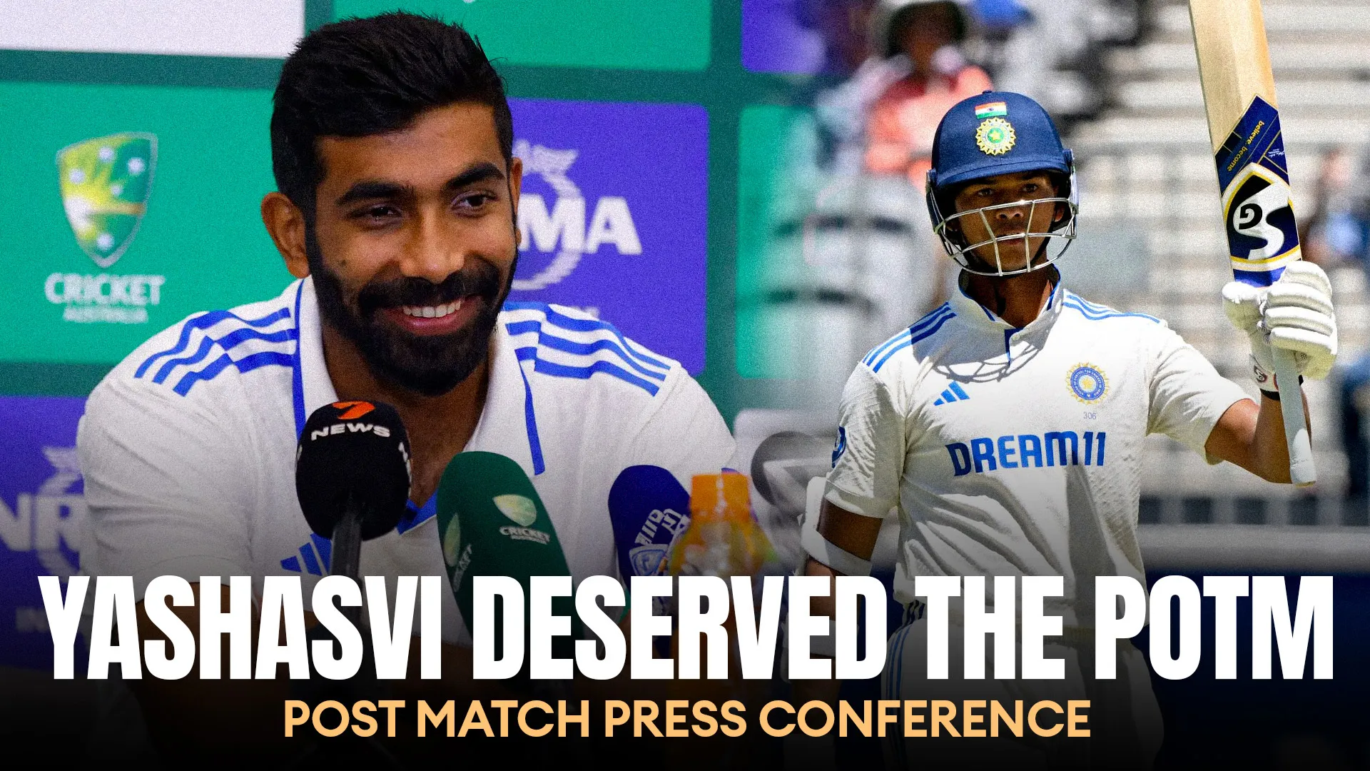 Jasprit Bumrah praises Indian youngsters; lauds Virat Kohli | Post match conference