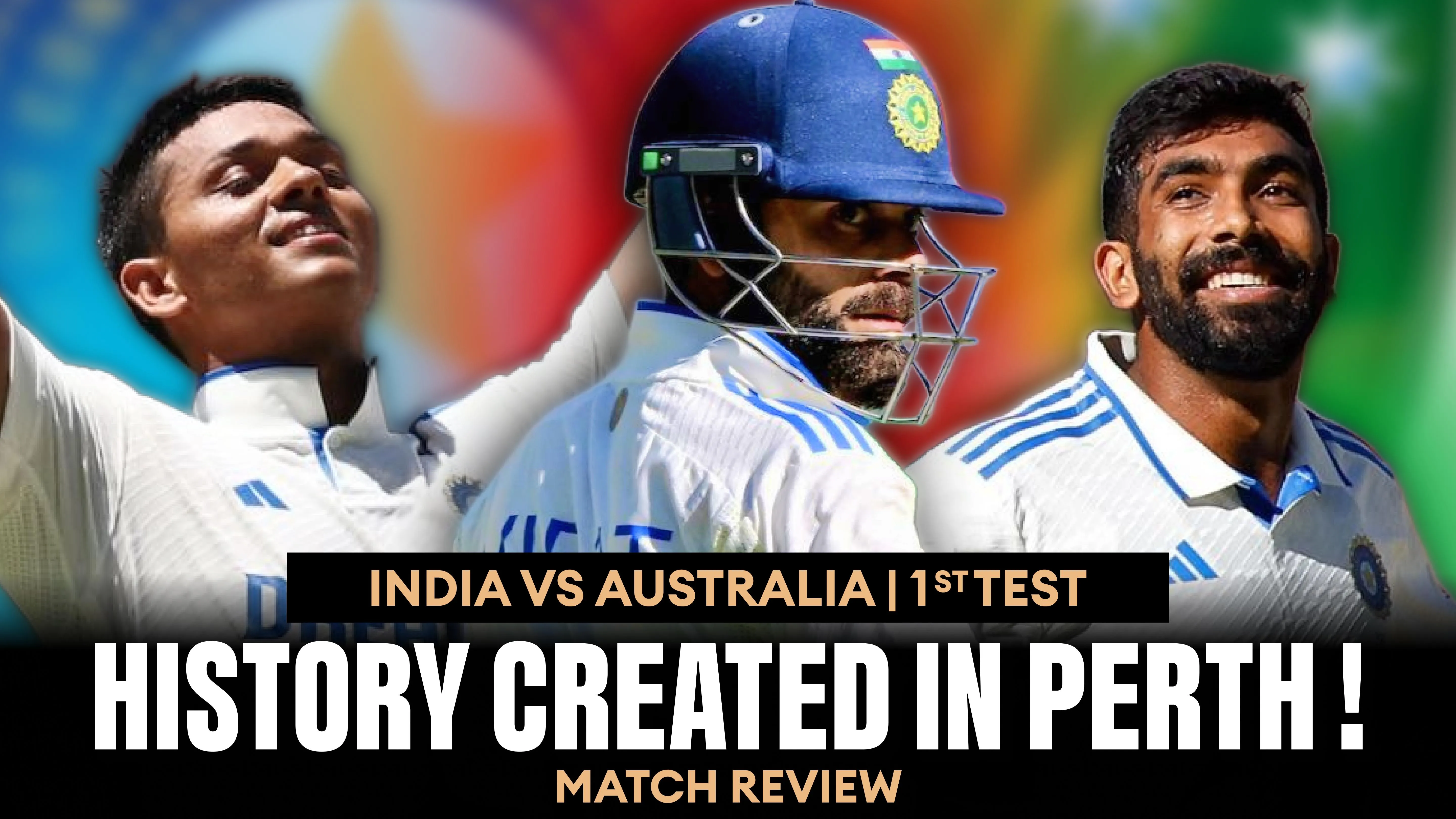 Perth Conquered!🇮🇳 India Scripts a Stunning Victory over Australia | AUS v IND 1st Test Match Review!